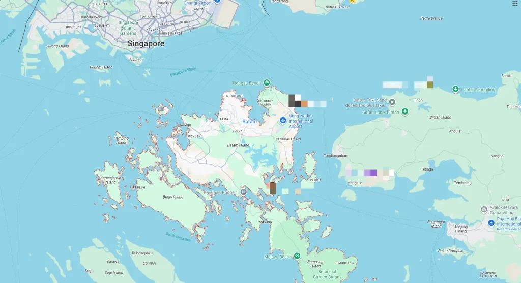 Batam map